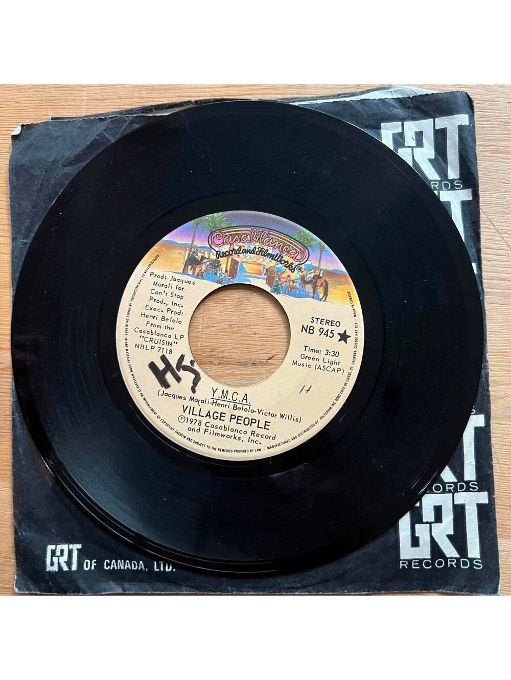 Village People - Y.M.C.A./The Women 45rpm VG+ R10